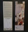Lampbase for Papierstars, H 38 cm white